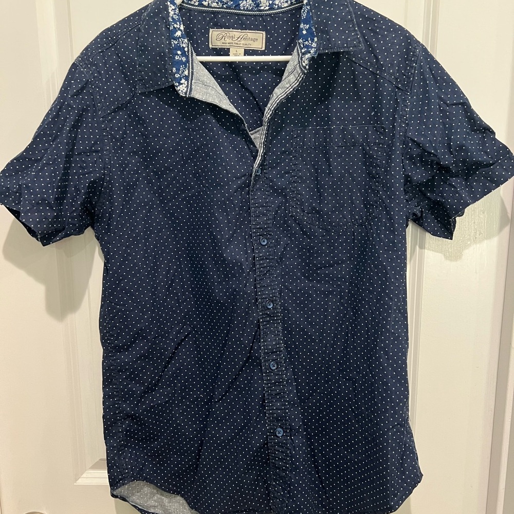 Royal Heritage Short Sleeve Shirt, Sz L